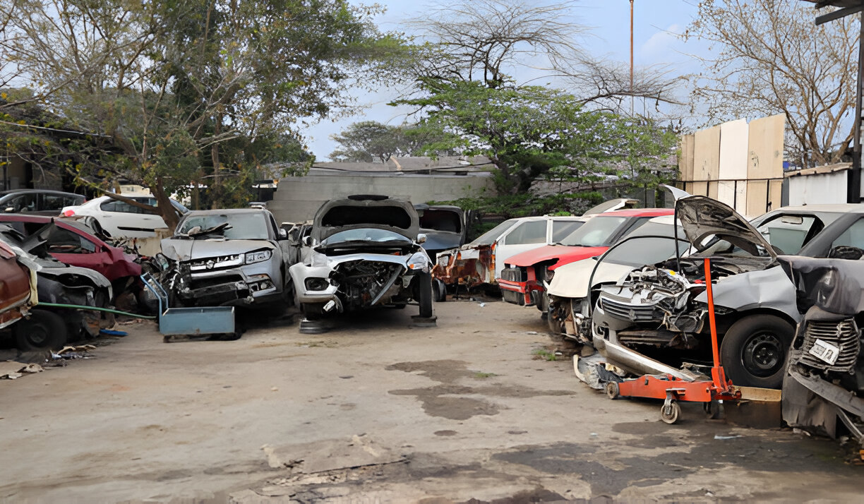 Scrap car collection